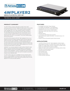 GDS-4W Datasheet
